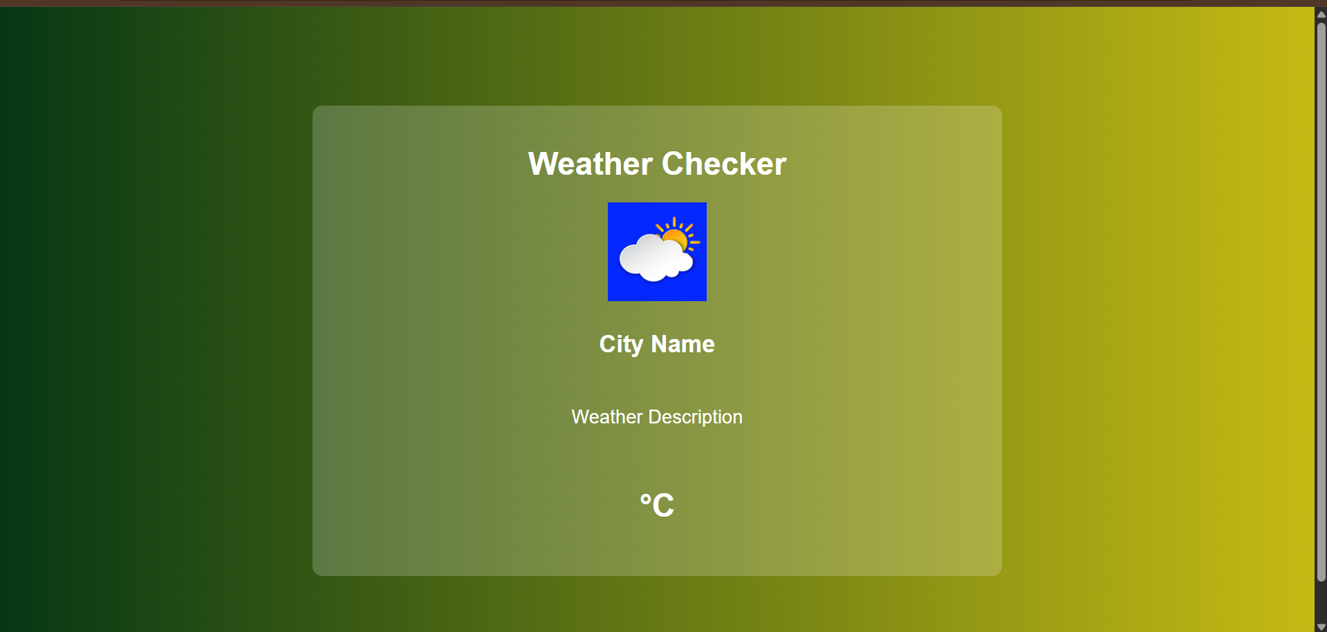 Weather Dashboard